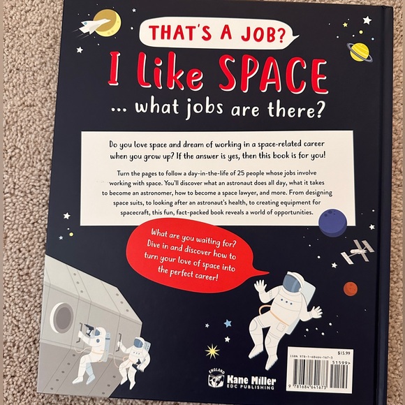 Usborne Paper Pie book I Like Space - Picture 5 of 5